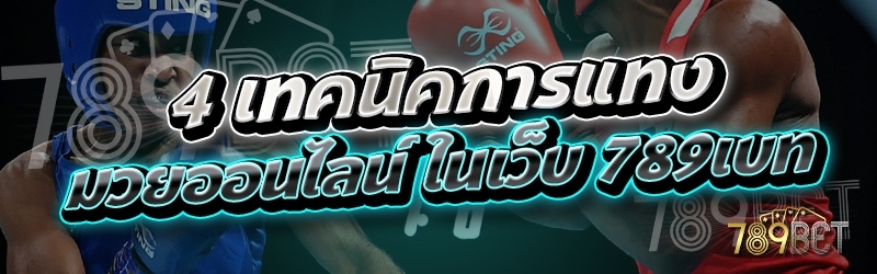 4 เทคนิคการแทงมวยออนไลน์ ในเว็บ 789เบท