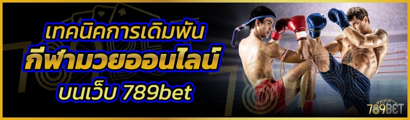 เทคนิคการเดิมพันกีฬามวยออนไลน์ บนเว็บ 789bet